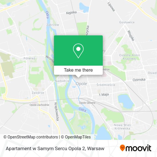 Apartament w Samym Sercu Opola 2 map