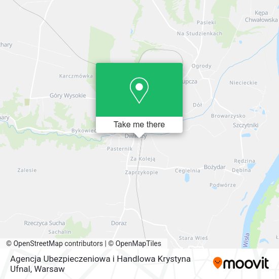 Agencja Ubezpieczeniowa i Handlowa Krystyna Ufnal map