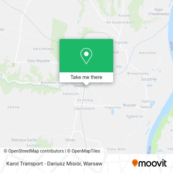 Karol Transport - Dariusz Misiór map