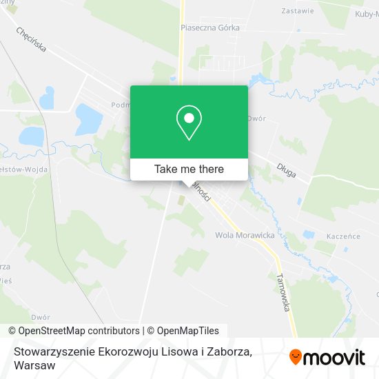 Stowarzyszenie Ekorozwoju Lisowa i Zaborza map