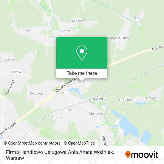 Firma Handlowo Usługowa Ania Aneta Woźniak map