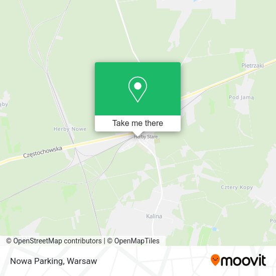 Nowa Parking map