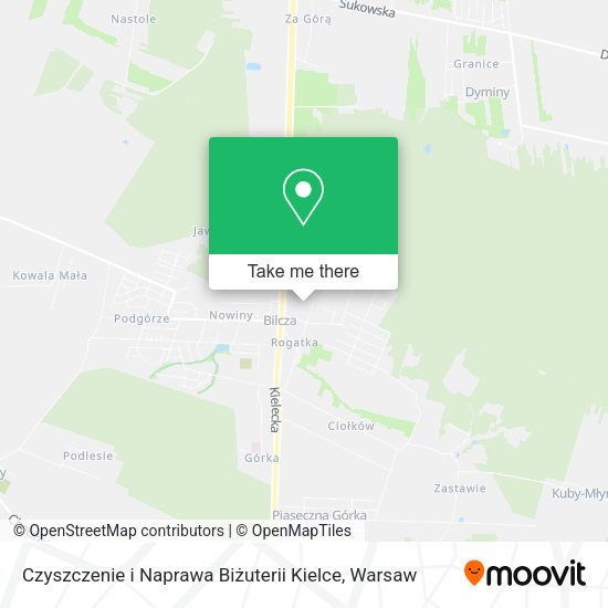 Czyszczenie i Naprawa Biżuterii Kielce map