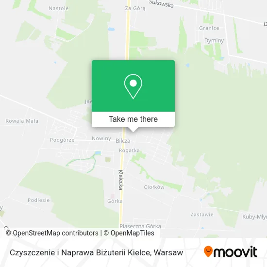 Карта Czyszczenie i Naprawa Biżuterii Kielce