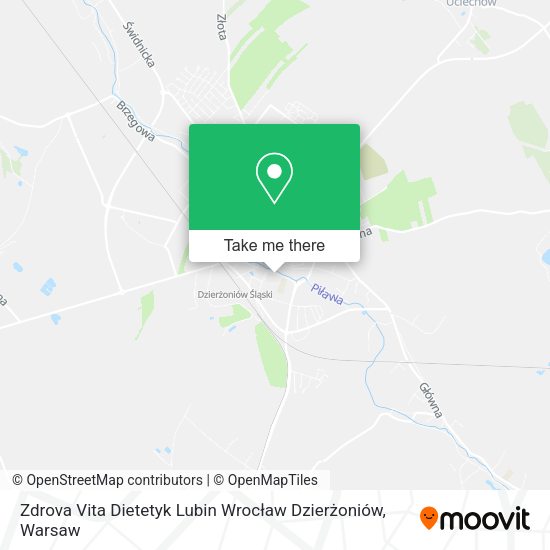 Zdrova Vita Dietetyk Lubin Wrocław Dzierżoniów map