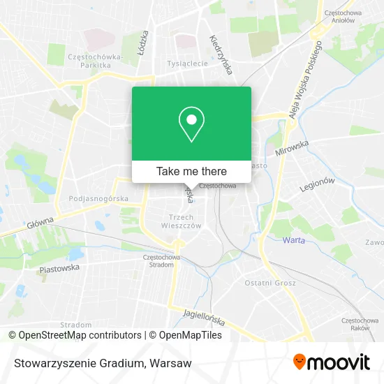 Карта Stowarzyszenie Gradium