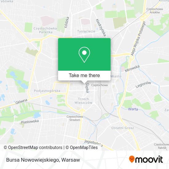 Bursa Nowowiejskiego map