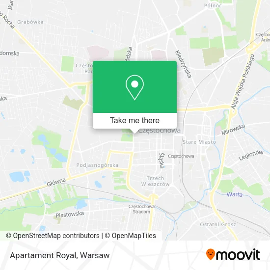 Карта Apartament Royal