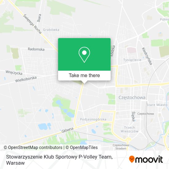 Stowarzyszenie Klub Sportowy P-Volley Team map