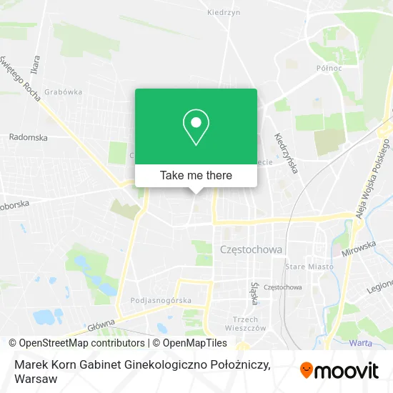 Карта Marek Korn Gabinet Ginekologiczno Położniczy