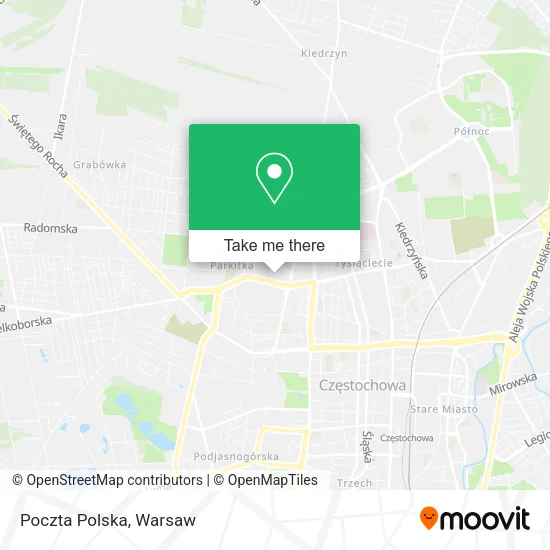 Карта Poczta Polska