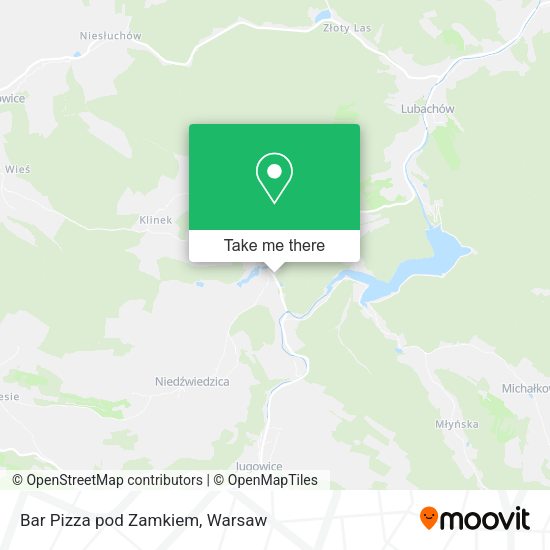 Bar Pizza pod Zamkiem map