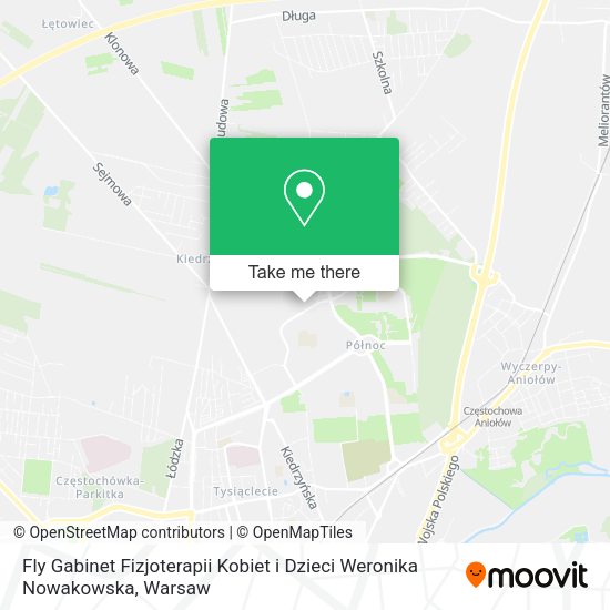 Fly Gabinet Fizjoterapii Kobiet i Dzieci Weronika Nowakowska map