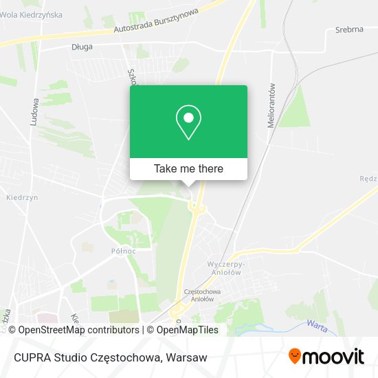 CUPRA Studio Częstochowa map