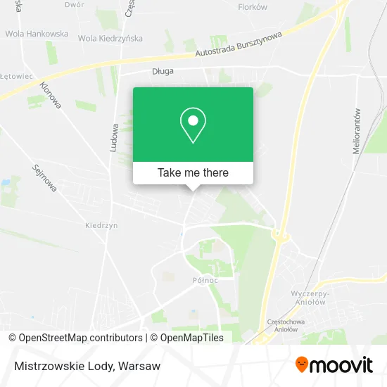 Mistrzowskie Lody map