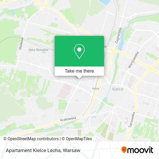 Apartament Kielce Lecha map