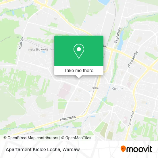 Карта Apartament Kielce Lecha