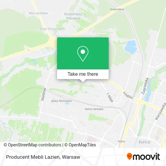 Карта Producent Mebli Lazien