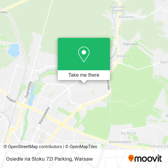 Карта Osiedle na Stoku 72l Parking