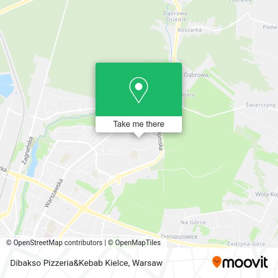 Dibakso Pizzeria&Kebab Kielce map