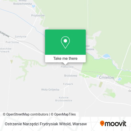 Ostrzenie Narzędzi Frydrysiak Witold map