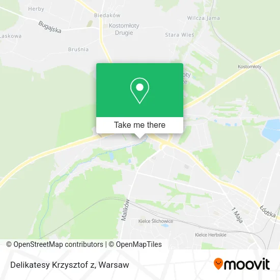 Карта Delikatesy Krzysztof z