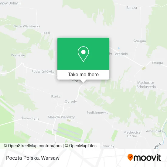 Poczta Polska map