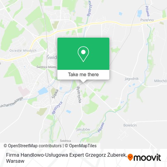 Firma Handlowo-Usługowa Expert Grzegorz Żuberek map