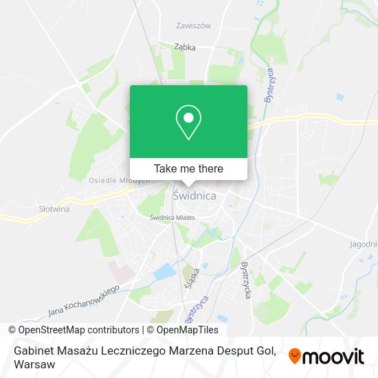 Gabinet Masażu Leczniczego Marzena Desput Gol map