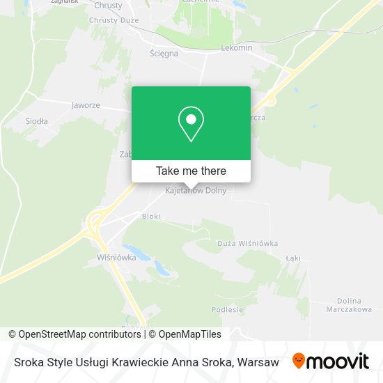 Sroka Style Usługi Krawieckie Anna Sroka map