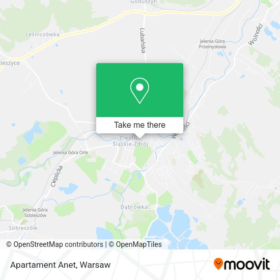 Apartament Anet map