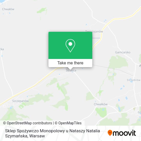 Sklep Spożywczo Monopolowy u Nataszy Natalia Szymańska map