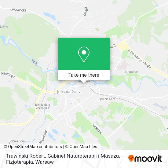 Trawiński Robert. Gabinet Naturoterapii i Masażu, Fizjoterapia map