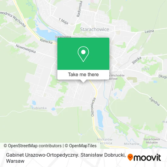 Gabinet Urazowo-Ortopedyczny. Stanisław Dobrucki map