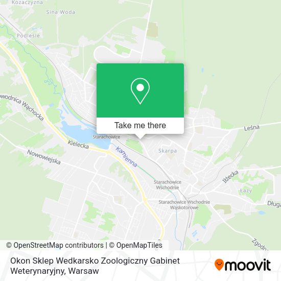 Okon Sklep Wedkarsko Zoologiczny Gabinet Weterynaryjny map