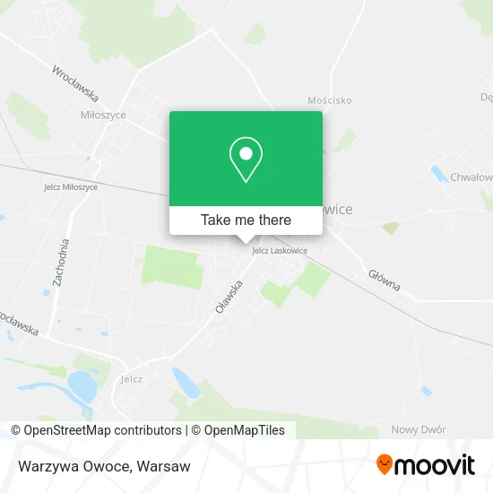 Карта Warzywa Owoce