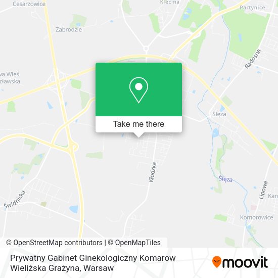 Prywatny Gabinet Ginekologiczny Komarow Wieliżska Grażyna map