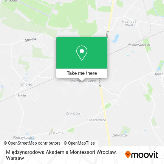 Międzynarodowa Akademia Montessori Wroclaw map