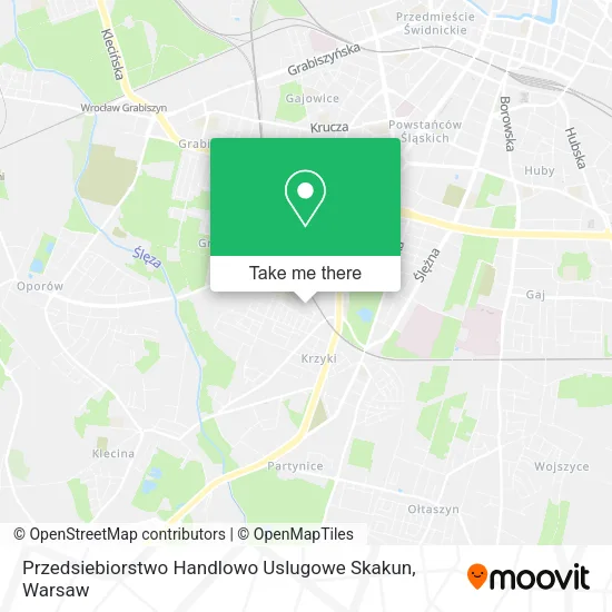Карта Przedsiebiorstwo Handlowo Uslugowe Skakun