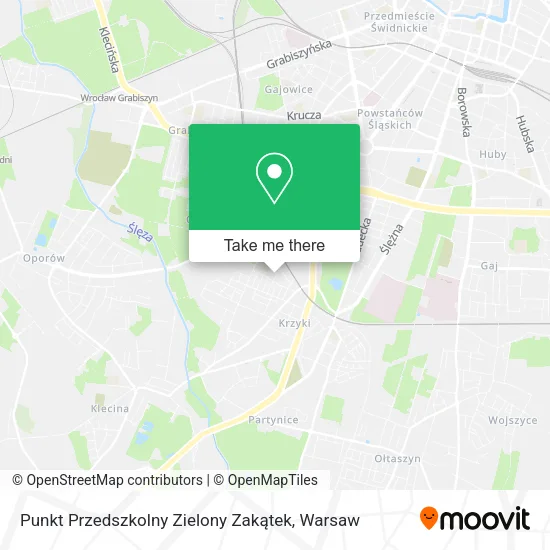 Карта Punkt Przedszkolny Zielony Zakątek