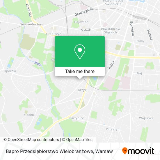 Bapro Przedsiębiorstwo Wielobranżowe map