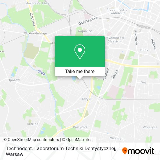 Карта Technodent. Laboratorium Techniki Dentystycznej