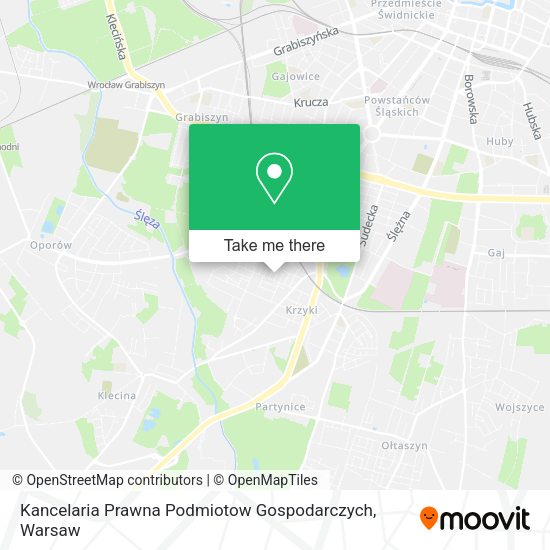 Карта Kancelaria Prawna Podmiotow Gospodarczych