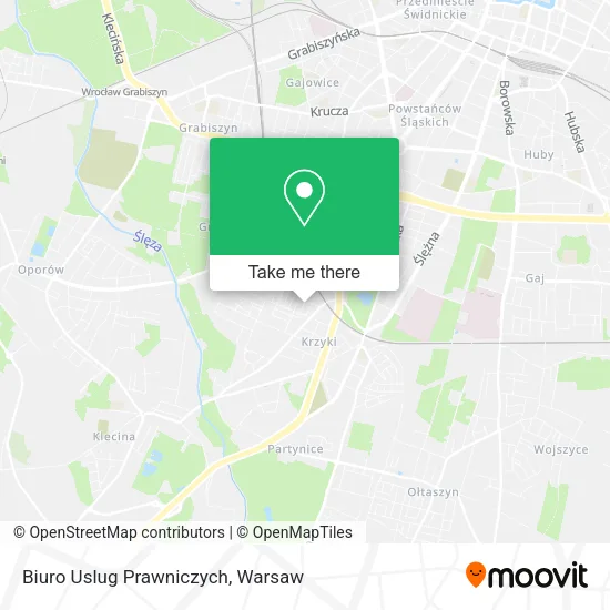 Карта Biuro Uslug Prawniczych