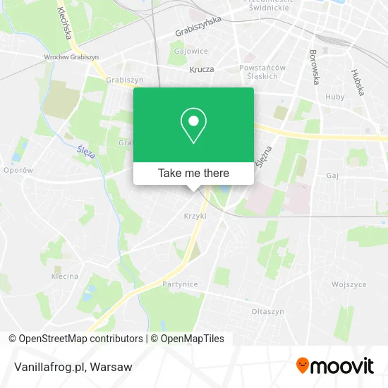 Карта Vanillafrog.pl