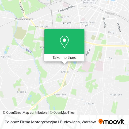 Polonez Firma Motoryzacyjna i Budowlana map