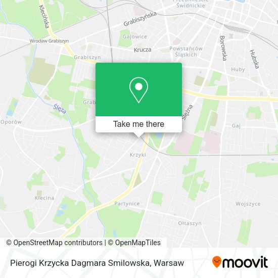 Pierogi Krzycka Dagmara Smilowska map