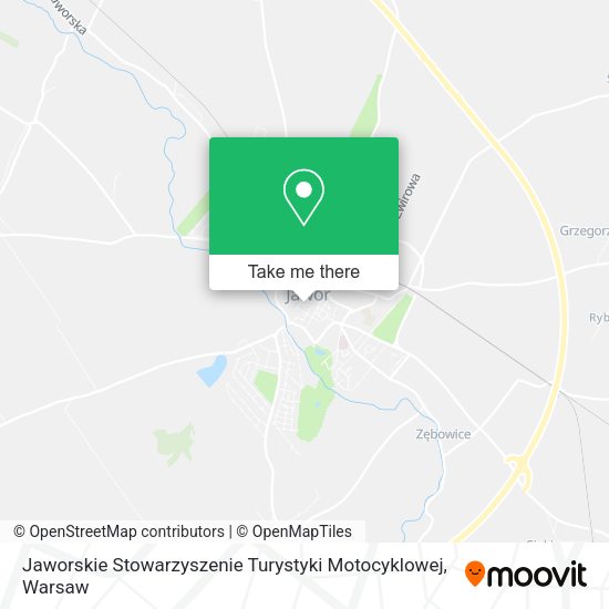 Карта Jaworskie Stowarzyszenie Turystyki Motocyklowej