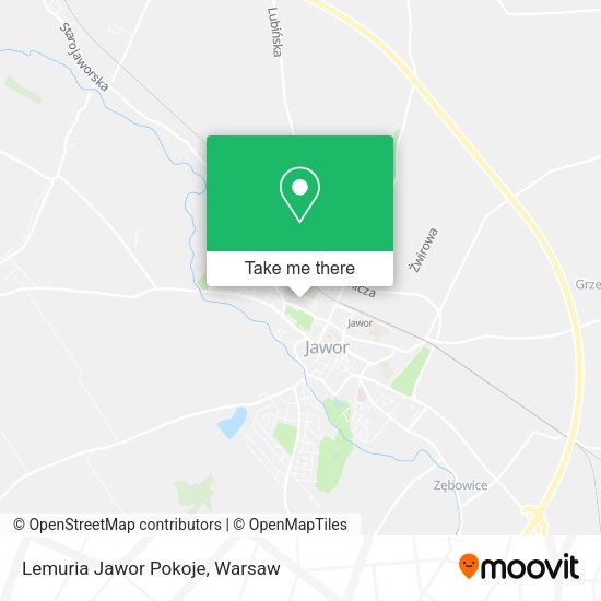 Lemuria Jawor Pokoje map