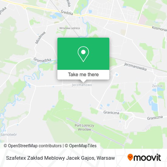 Szafetex Zakład Meblowy Jacek Gajos map